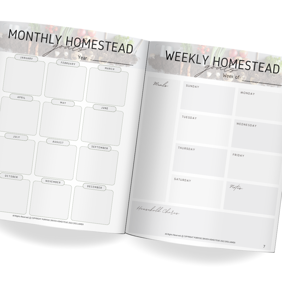(Printed) Back to Our Roots: Homestead Planner